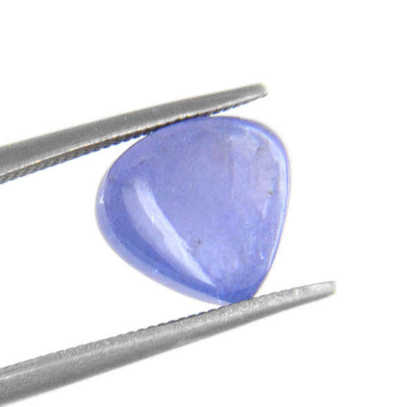 Certified 3.13ct Pear Cabochon Tanzanite