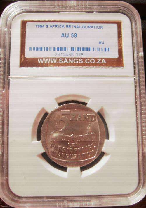 1994 Presidential Inauguration  R5.NGC Graded AU58