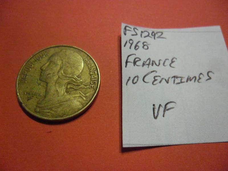 FRANCE.1968 10 Centimes. VF.
