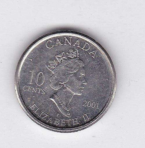 CANADA 2001 10 Cents. HIGH GRADE !!!