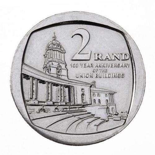 # COLLECTORS # 2013 UNC 100th Anniversary SAR R2.00 Coins .