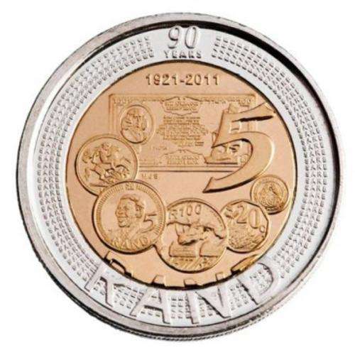 2011 SARB Uncirculated R5.Coins.
