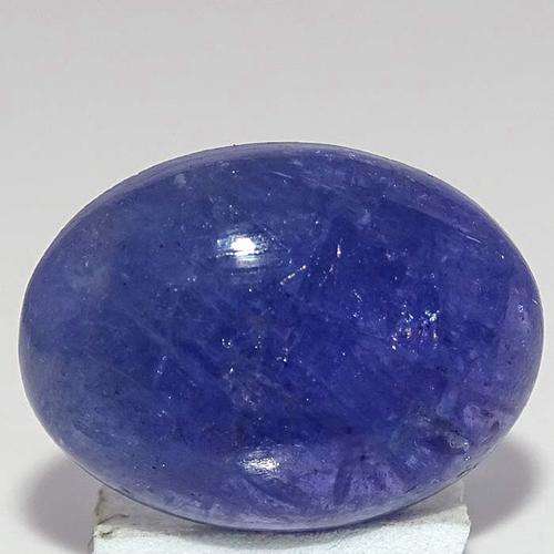 Natural Tanzanite 5.50ct.OVAL Intense Blue Cabochon