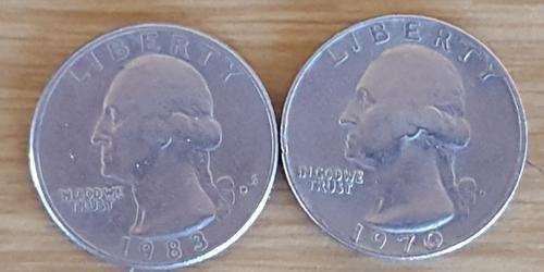 1979 and 1983 UNITED STATES OF AMERICA  Quarter Dollars