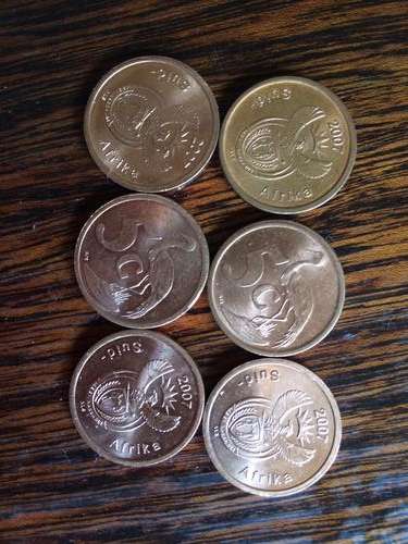 2007 UNCIRCULATED  Copper SAR 5c Coins. ONE BID TAKES ALL 6.