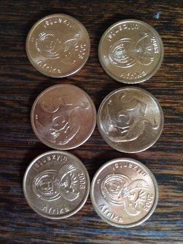 2008 UNCIRCULATED  Copper SAR 5c Coins. ONE BID ALL 6.