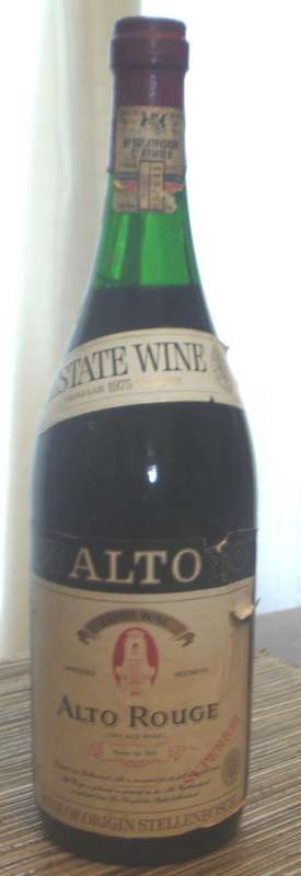 PRIVATE CELLAR. 1975 ALTO ROUGE