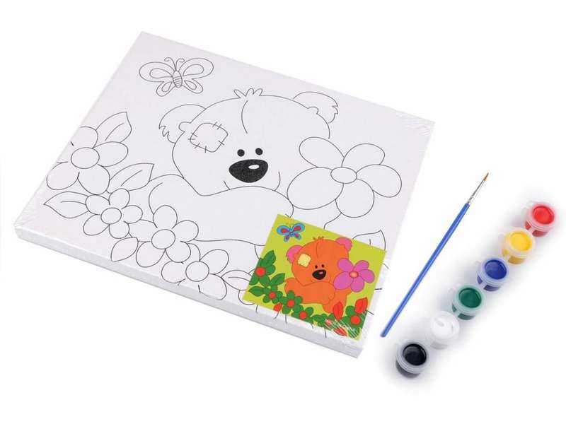 Printed Canvas & Paint Pre-Schoolers