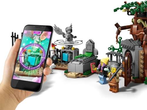 LEGO 70420 HIDDEN SIDE GRAVEYARD MYSTERY BUILDING SET, AR GAMES APP, INTERACTIVE AUGMENTED REALITY