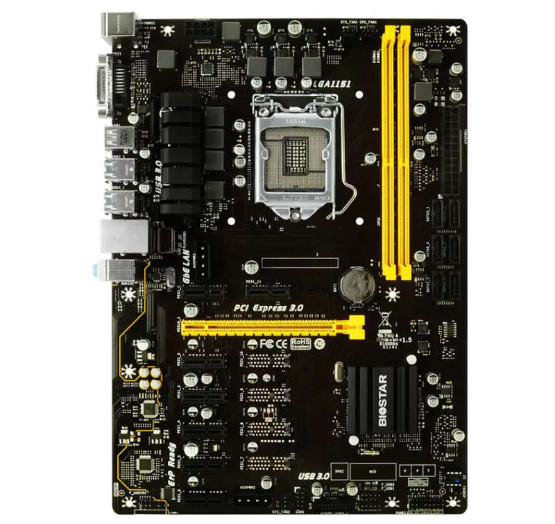 BIOSTAR TB250 BTC PLUS ** MOTHERBOARD ** NEW PRICED FOR QUICK SALE Plus  freebie