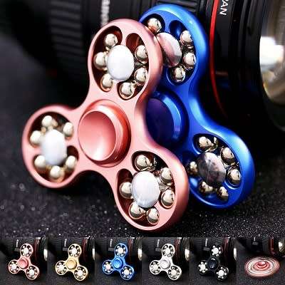 Ball bearing fidget spinner