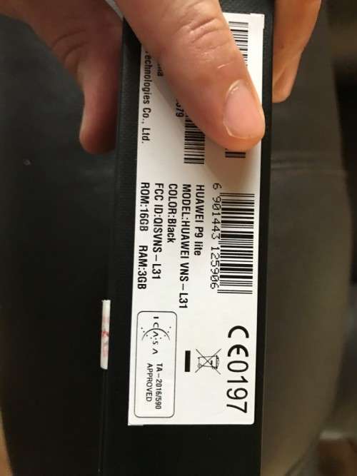 ***Hauwei P9 Lite, Black, Brand new in box!***