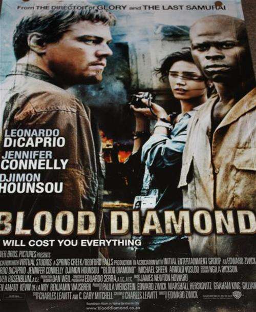 ORIGINAL CINEMA MOVIE POSTER 'BLOOD DIAMOND'