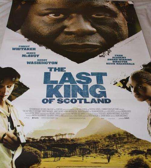ORIGINAL CINEMA MOVIE POSTER 'THE LAST KING OF SCOTLAND'