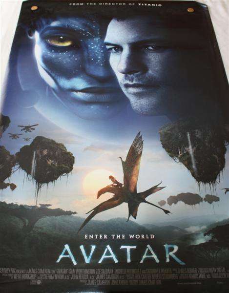 ORIGINAL CINEMA MOVIE POSTER 'AVATAR'
