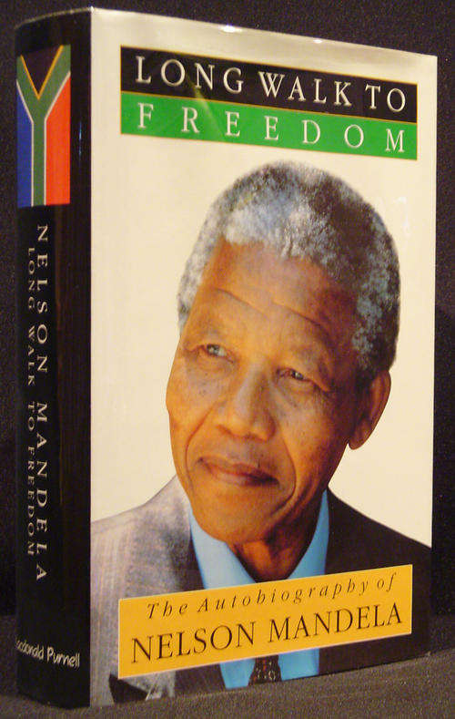Long Walk to Freedom (MacDonald Purnell) signed and dated by Nelson Mandela