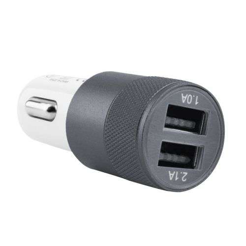 iPhone Android Samsung Galaxy  - CAR CHARGER - 12V Fast Charge 2.1A Dual Port USB Charger 2 IN 1