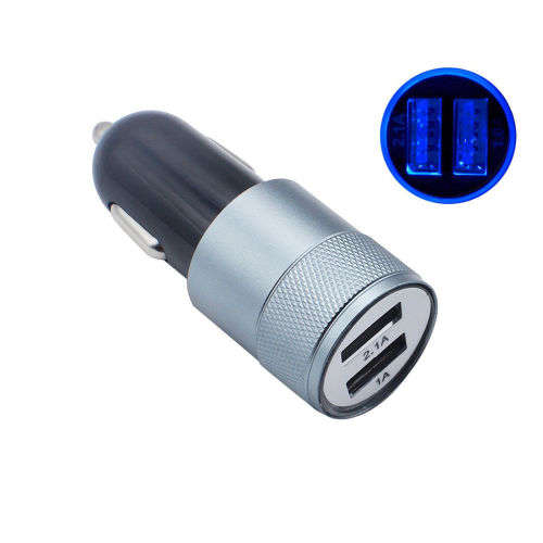 iPhone Android Samsung Galaxy  - CAR CHARGER - 12V Fast Charge 2.1A Dual Port USB Charger 2 IN 1