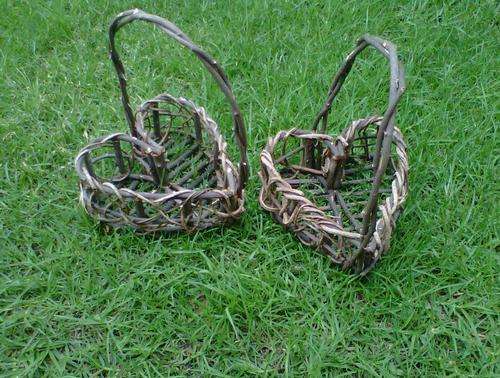 Wedding Decorations - Heart twig basket
