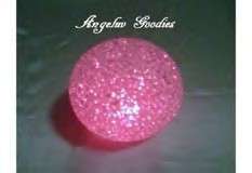 LED Colour changing crystal ball - large