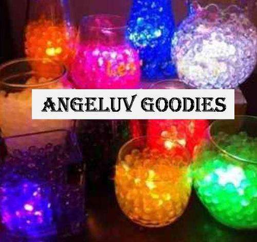 Wedding Decorations - waterproof tealight led battery candles = BLUE