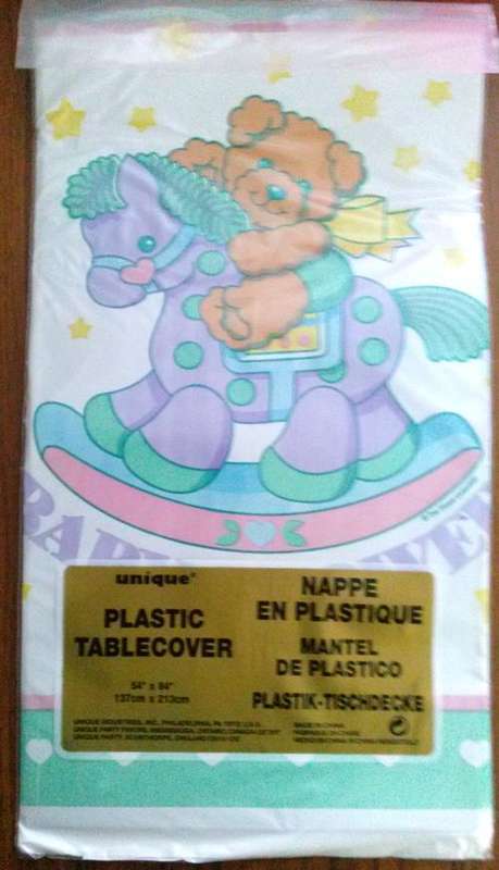Babyshower decor - tablecloth