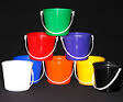 Party supplies - party buckets x 10 (empty)