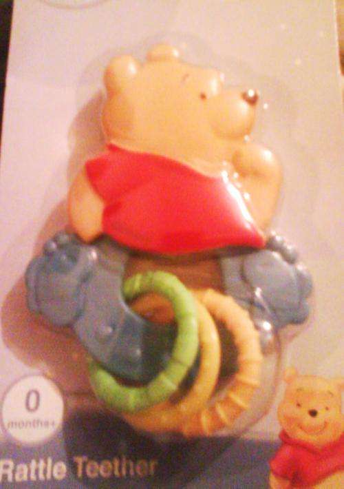 Winnie the Pooh Teething Rattle