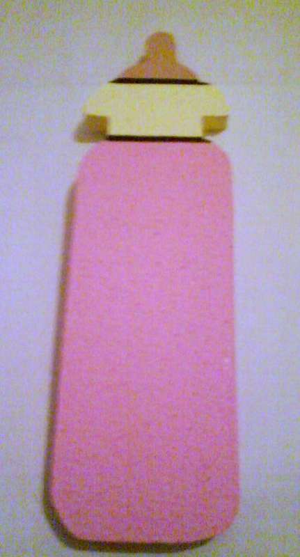 Babyshower Polystyrene Decorations - Bottle
