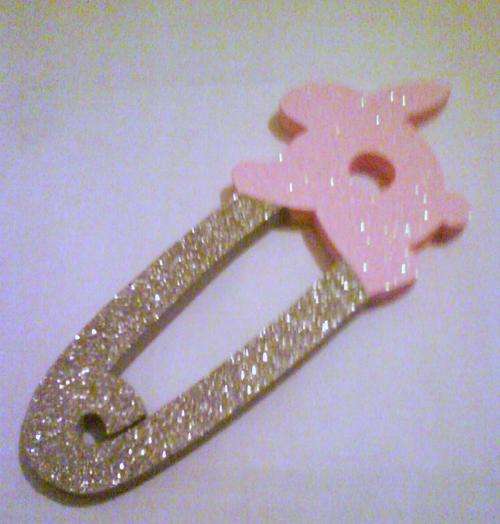 Babyshower Polystyrene Decorations - Nappy Pin
