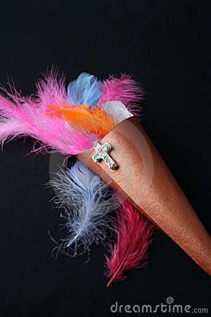 Feather confetti - for weddings