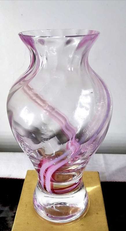 A stunning vase possibly caithness