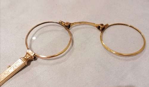 A stunning antique opera glass