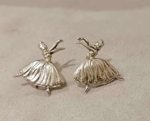 A stunning pair of candida ballerina earrings