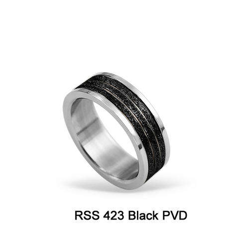 Men's Stainless Steel Rings RSS 423 - Size U, W