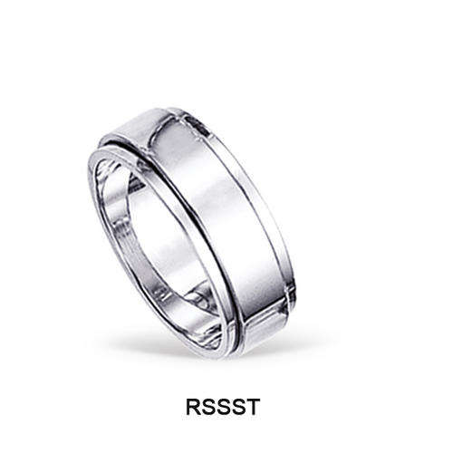 Men's Stainless Steel Rings RSSST - Size W, Y, Z1/2
