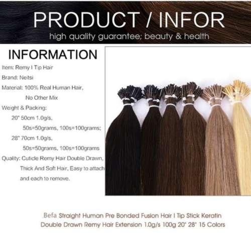 Micro Ring ITIP hair extensions 50 strands 1g THICK STRANDS