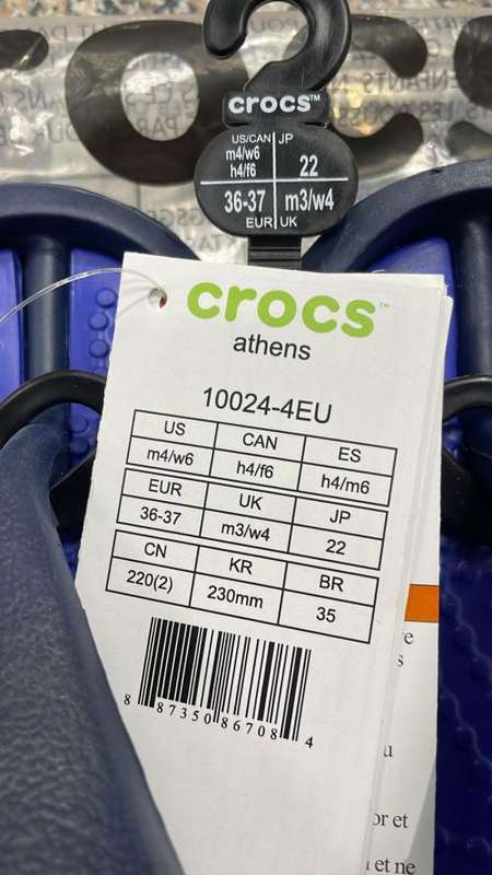 CROCS Blue Athens Flip Flops