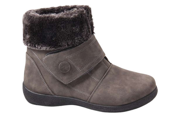 Ankle Boot Velcro Black
