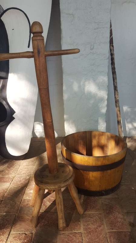 AMAZING!! Solid Oak Washing Dolly