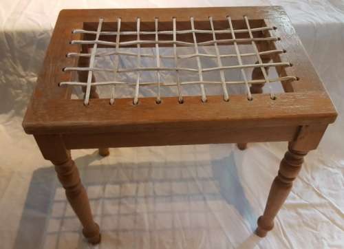 LOVELY!! Antique Riempies Stool
