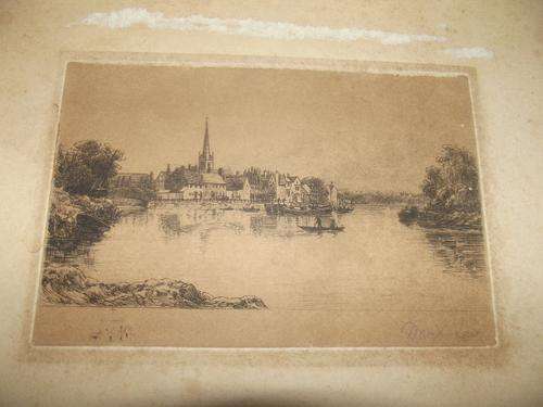 Set of Etchings by David Law
