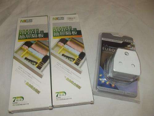 Drawers Dividers & European Adapter