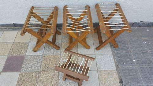 AMAZING!!! 4 x Trekboer Riempie Foldup Chairs