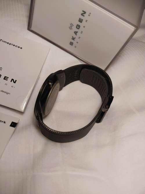 Skagen Titanium and Carbon Fibre Day-Date