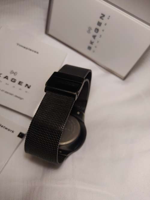 Skagen Titanium and Carbon Fibre Day-Date