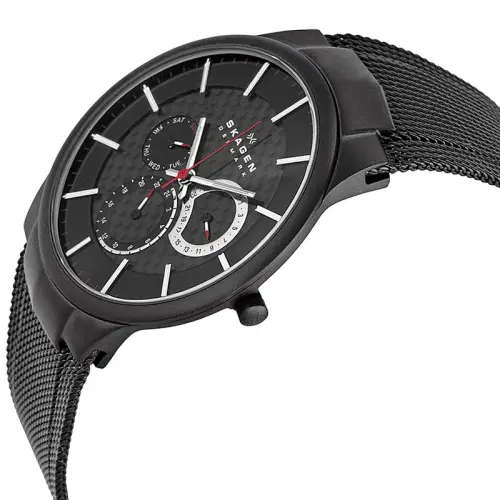 Skagen Titanium and Carbon Fibre Day-Date