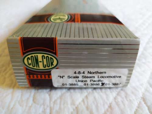 Con-Cor Union Pacific UP 835 4-8-4 Northern Steam Locomotive - N Scale