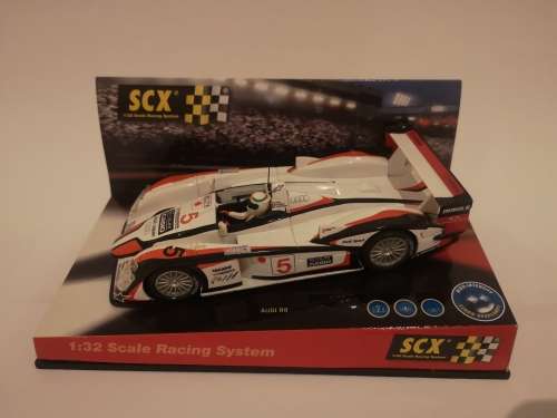 Scalextric SCX Audi R8 Kristensen Slot Car