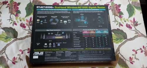 Asus RT-AC1200G+ Fibre ready Gigabit router